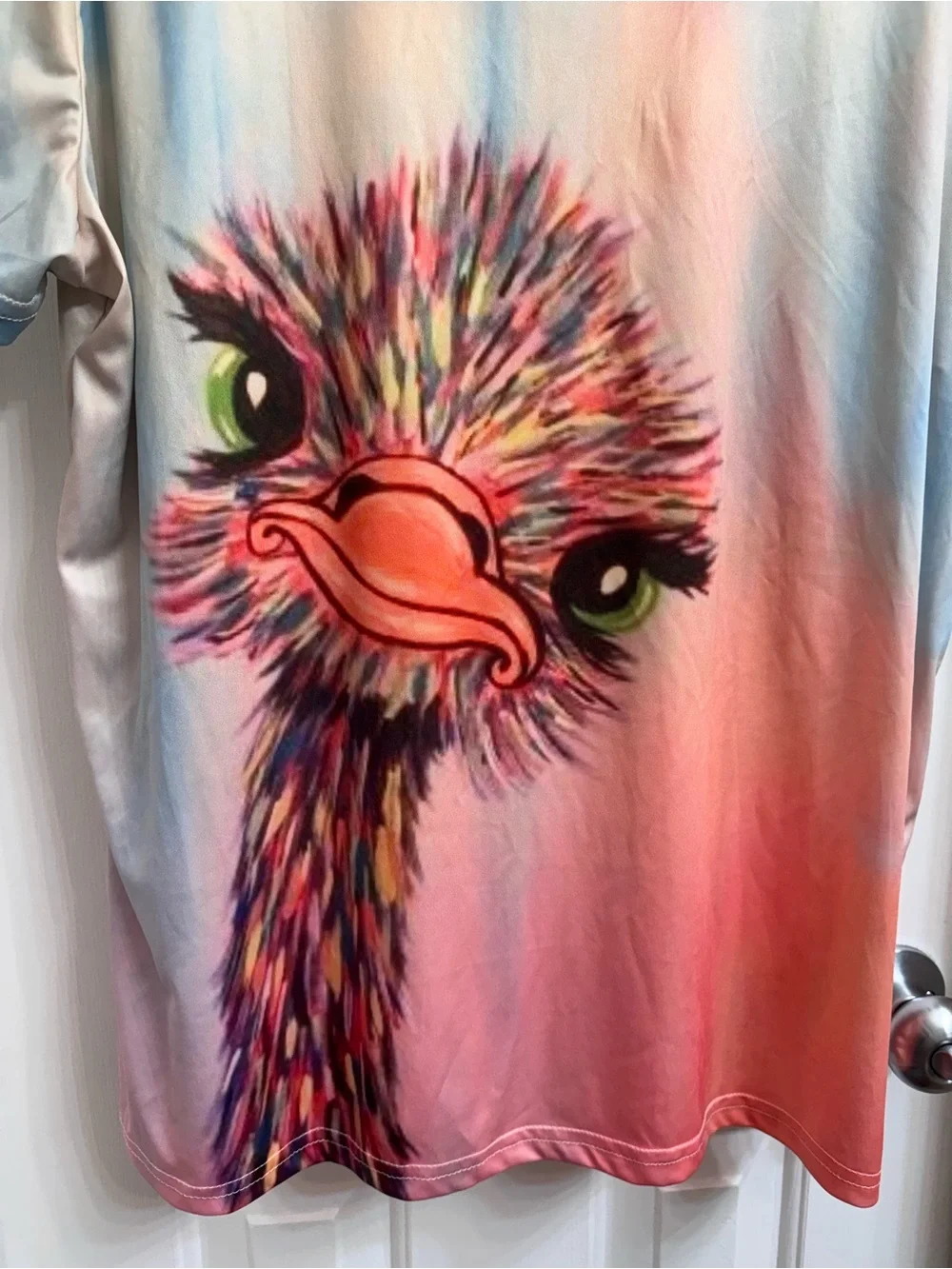 DIVAS LiMiTED
Pastel Ombre Ostrich Graphic Tee - Picture 8 of 8